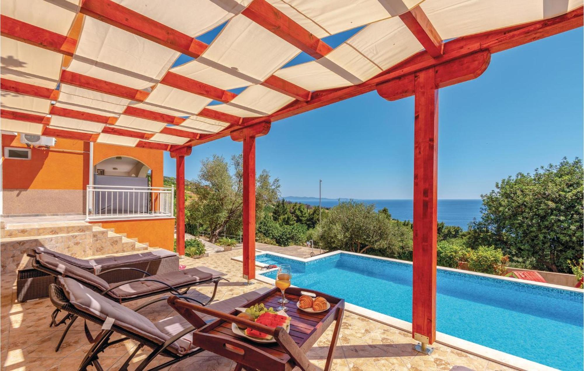 Nice Apartment In Orebic With House Sea View Exterior foto