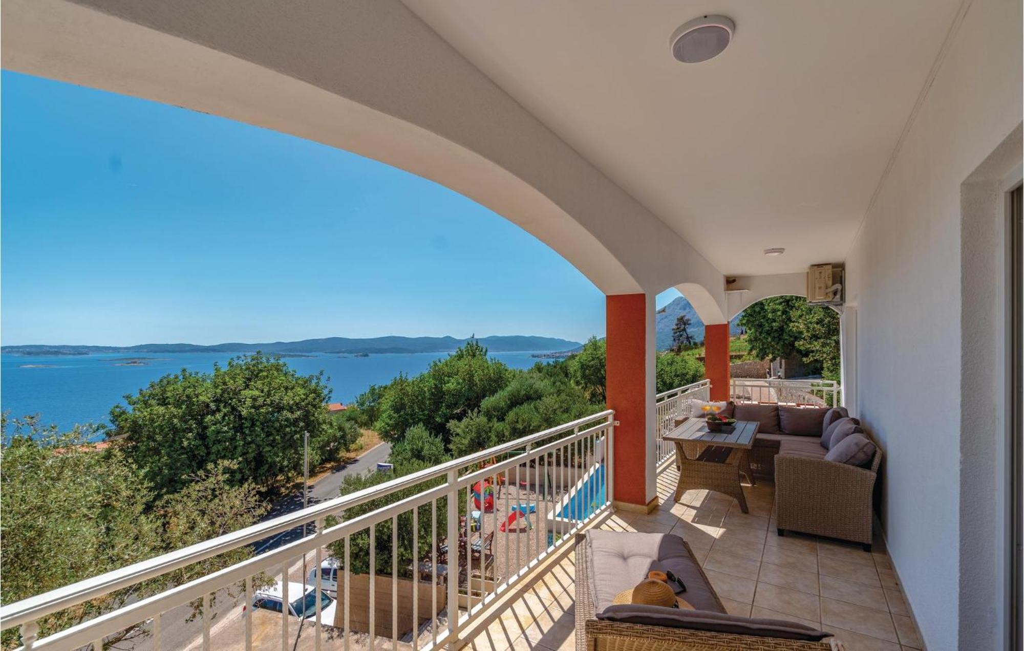 Nice Apartment In Orebic With House Sea View Exterior foto